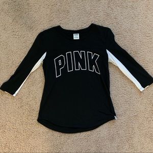 1/2 Long sleeve Tee B&W